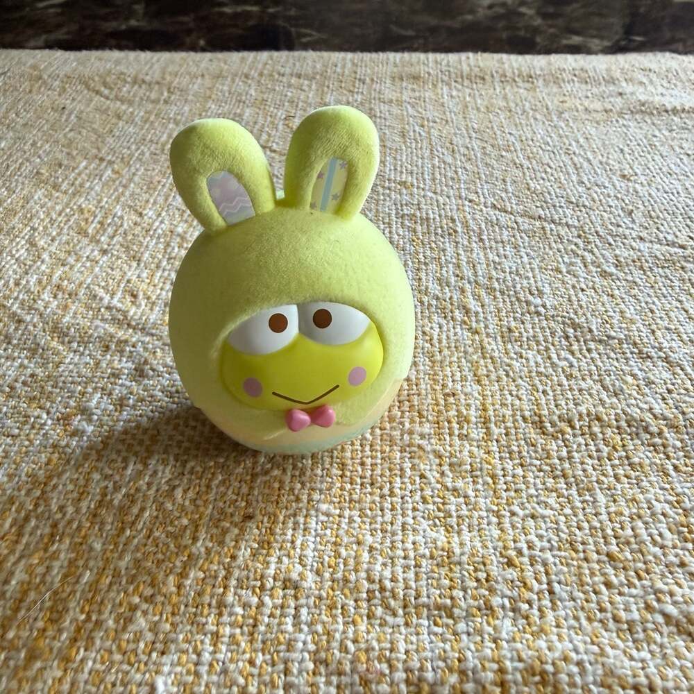 Miniso Sanrio Keroppi Easter Rabbit Fun Egg Blind Box Flocked Figurine